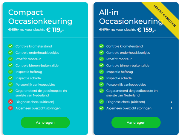 Compact en All-in Pakketten