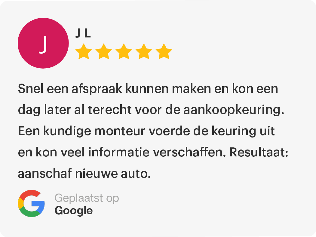 Aankoopkeuring auto Alkmaar